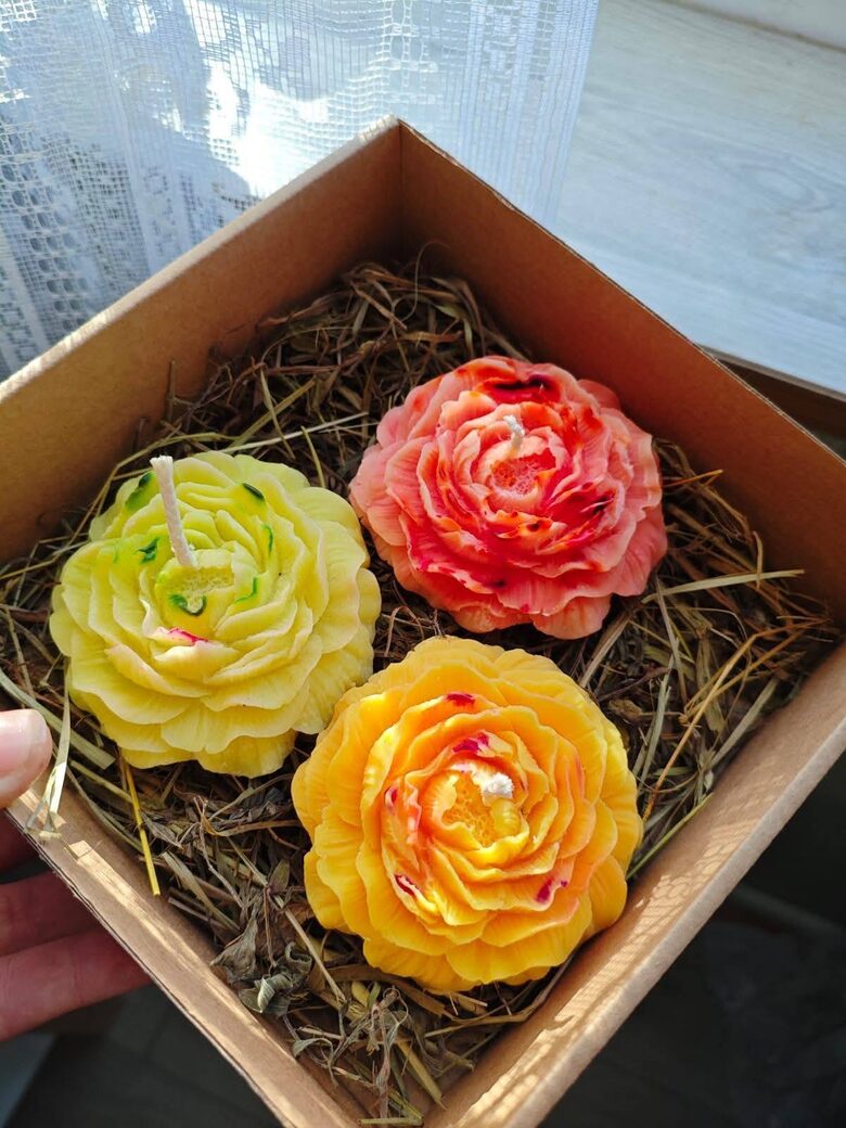 Svece "Lielā peonija"