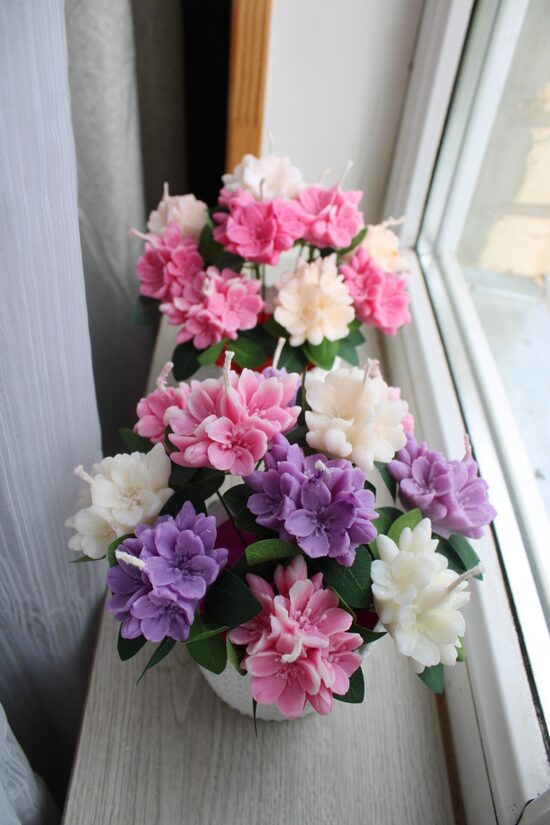 Ābeļziedu sveču pušķi - pēc pasūtījuma