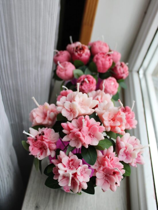 Ābeļziedu sveču pušķi - pieejamie