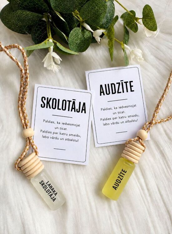 Aromāts SKOLOTĀJAI/AUDZĪTEI/TĒTIM / OPIM / KRUSTTĒVAM / MAMMAI